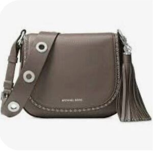 MICHAEL MICHAEL KORS Brooklyn Medium Leather Saddlebag